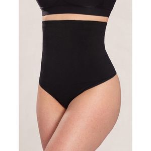Shapermint Essentials All Day Every Day High-Waisted Shaper Thong S Black NEW 98